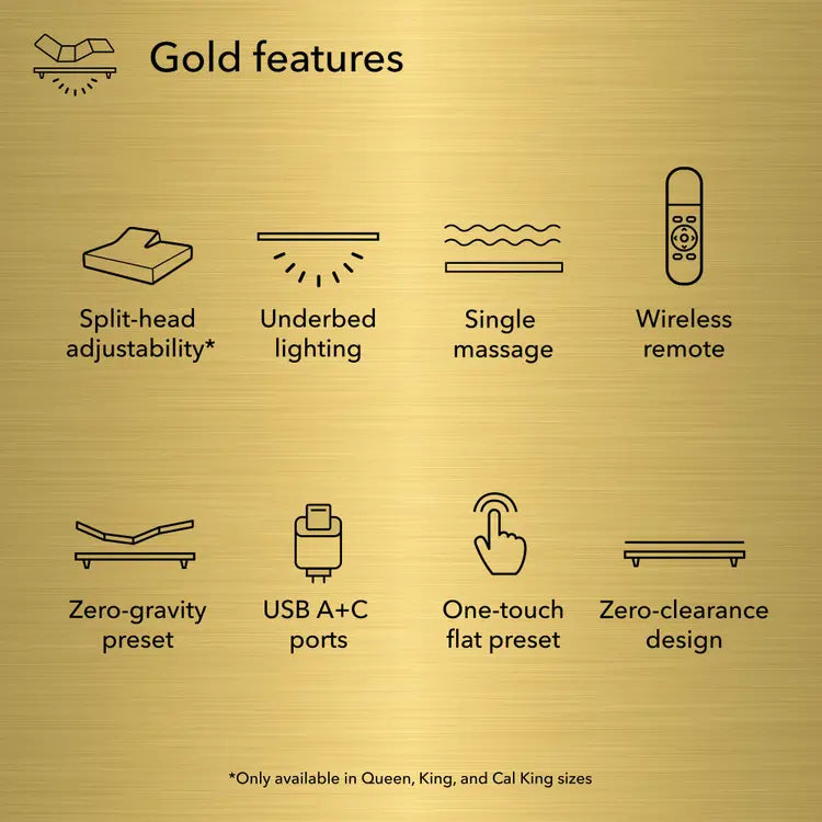 BASELOGIC ADJUSTABLE BASE - GOLD