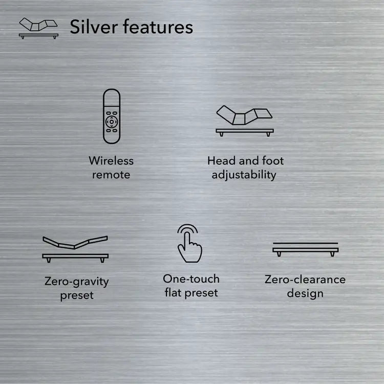 BASELOGIC ADJUSTABLE BASE - SILVER